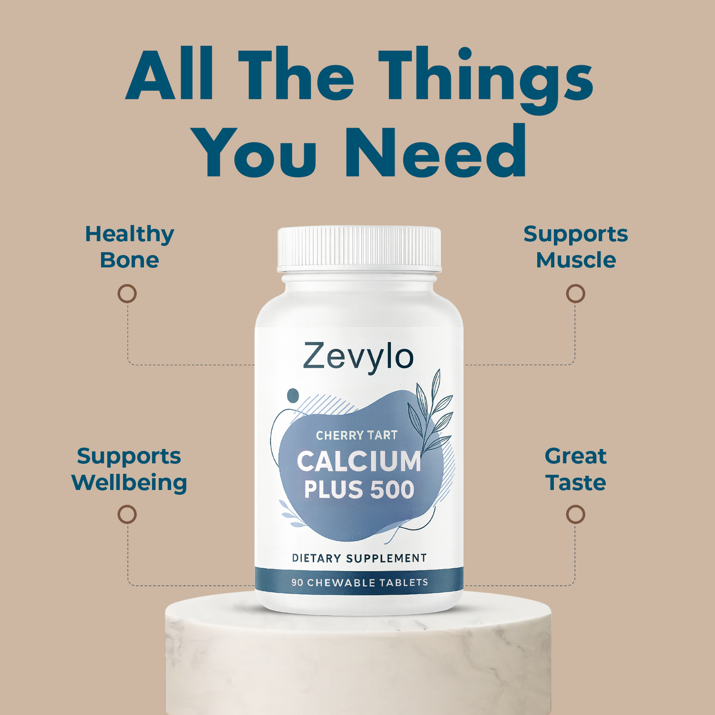 Zevylo® Calcium PLUS 500 Chewable